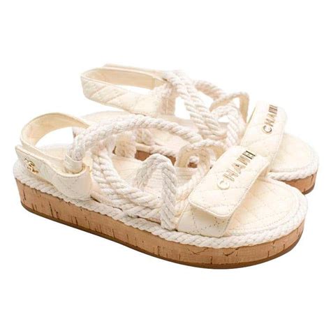 chanel schuhe espadrilles preis|Chanel sandals sale.